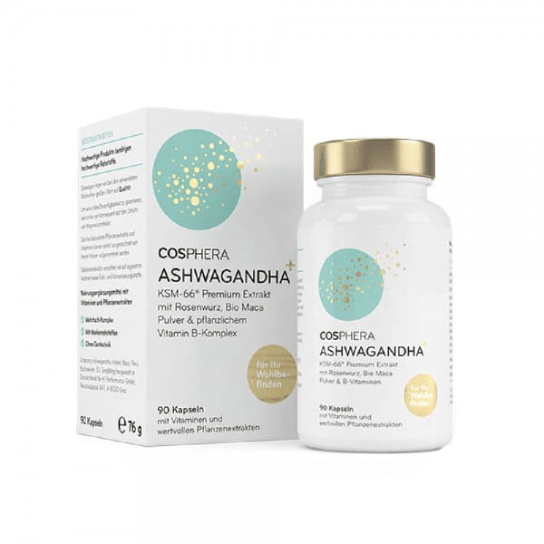 Ashwagandha+ Kapseln von Cosphera