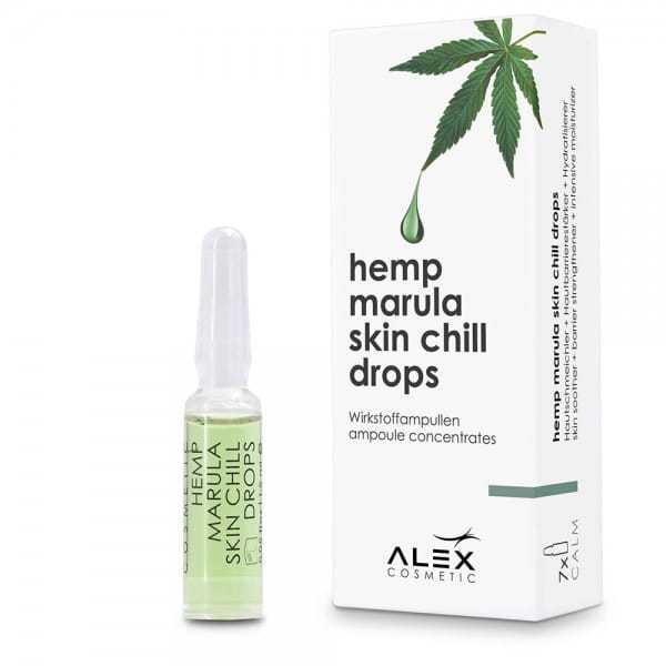hemp marula skin chill drops von Alex Cosmetic
