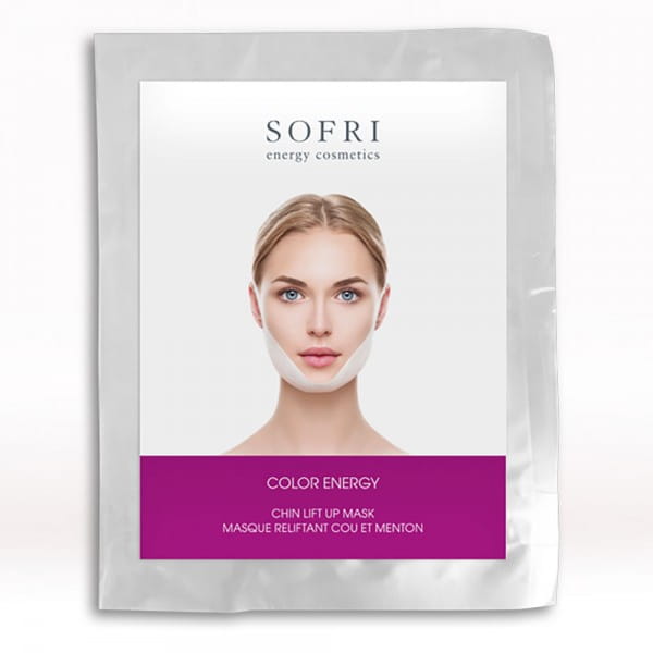 Color Energy Chin Lift Up Mask / Violett-Weiss von Sofri