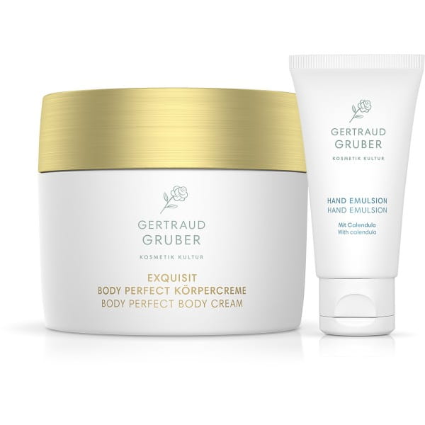 Verwöhnmomente Körperpflegeset / Exquisit Körpercreme + Hand Emulsion von Gertraud Gruber