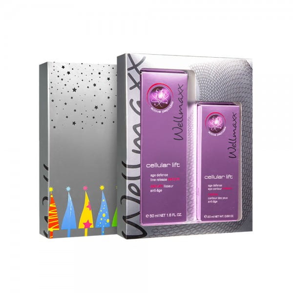 cellular lift defense line release serum + eye cream von Wellmaxx
