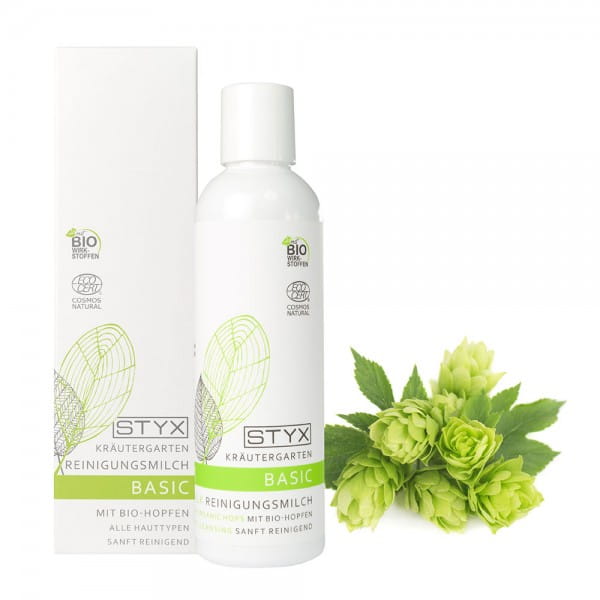 Kräutergarten Basic Reinigungsmilch mit Bio-Hopfen
