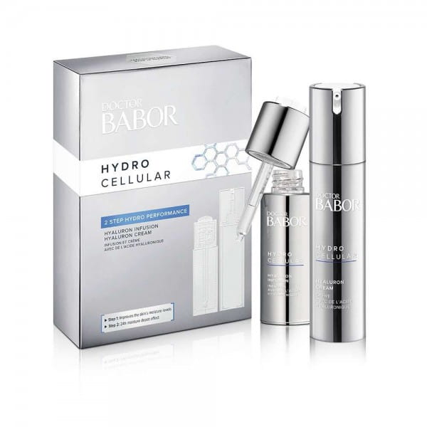 Doctor Babor Hydro Cellular Set / Hyaluronic Cream + Serum von Babor