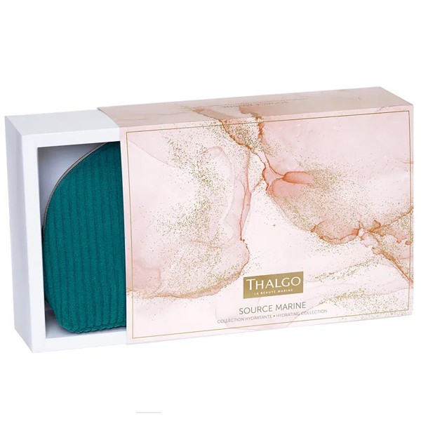 Source Marine Hydrating Collection Set / Zartschmelzende Feuchtigkeitscreme + Serum + Augenpflege von Thalgo
