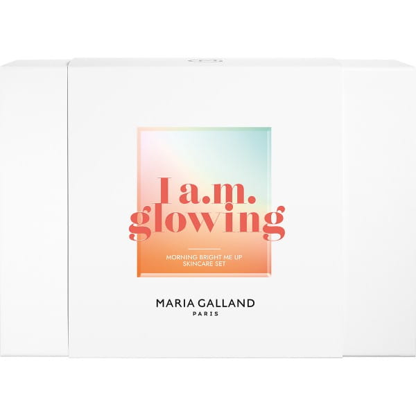 I a.m. Glowing Morning Skincare Set: 2 + 560 + stylisches Tablett & Becher von Maria Galland