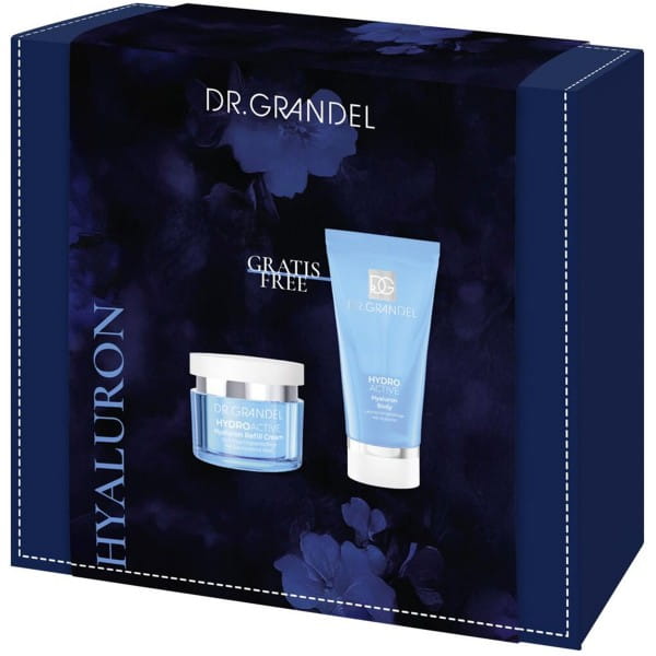 Geschenkbox Hyaluron / Hyaluron Refill Cream + Hyaluron Body von Dr. Grandel