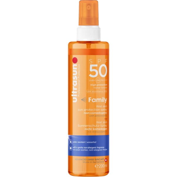 Family Wet Skin Spray SPF 50 von Ultrasun