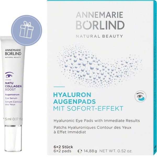 Hyaluron Augenpads 6x2 Stück + Augenserum 5 ml von Annemarie Börlind