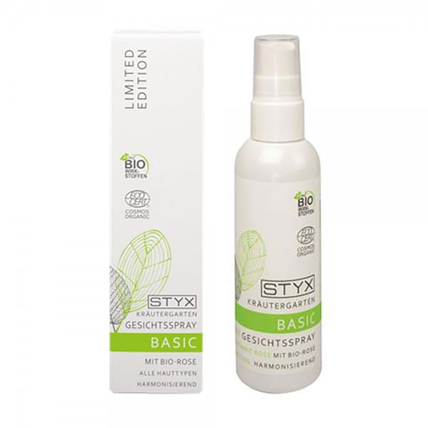 Kräutergarten Gesichtsspray mit Bio-Rose von styx