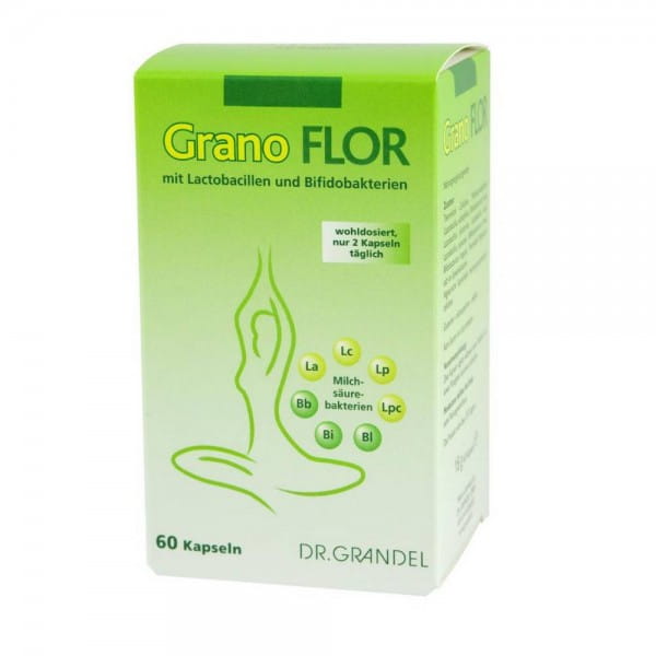 Grano flor mit Lactobacillen & Bifidobakterien - Kapseln von Dr. Grandel