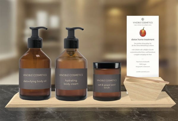 Detox home treatment set von Vinoble Cosmetics