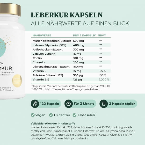 Leberkur Kapseln von Cosphera