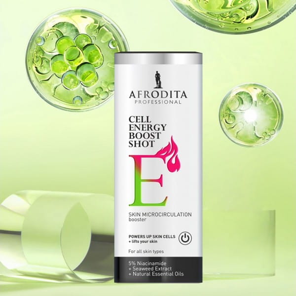MULTIACTIVE CELL ENERGY BOOST SHOT E / Stimulator der Hautmikrozirkulation von Afrodita Professional