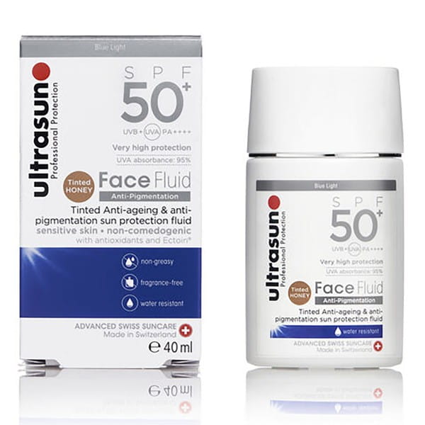 Face Fluid Anti-Pigmentation SPF 50+ / Tinted Honey (getönt) von Ultrasun