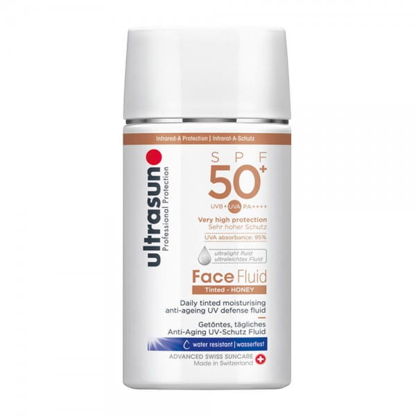Face Fluid SPF 50+ / Tinted Honey (getönt) von Ultrasun