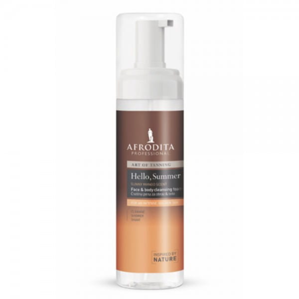 SUMMER Art of Tanning Reinigungschaum für Gesicht & Körper / Face & Body Cleansing Foam von Afrodita Professional