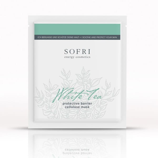 White Tea protective Barrier Cellulose Mask von Sofri