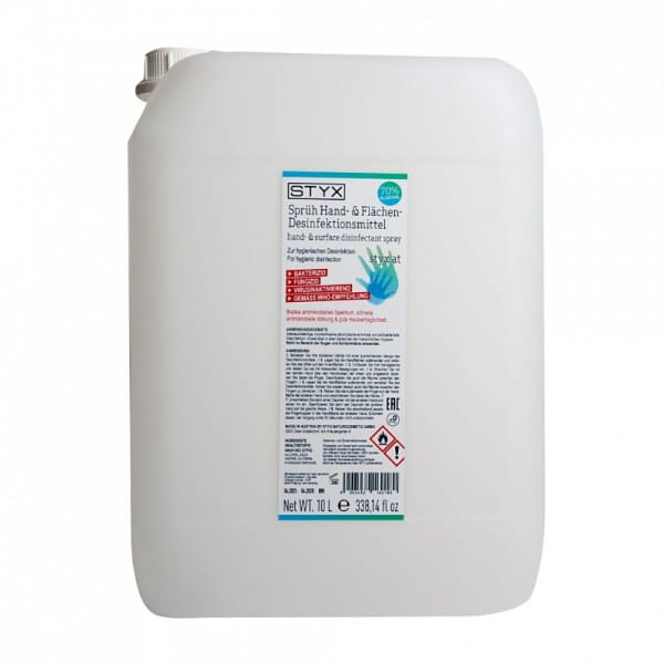Sprüh Hand- & Flächen-Desinfektionsmittel von STYX